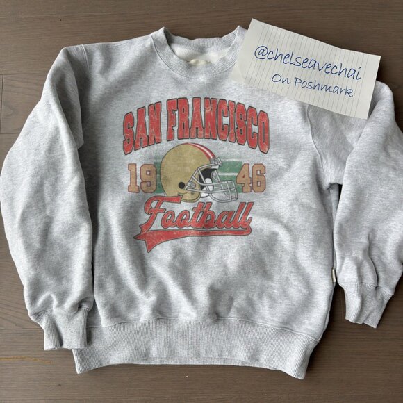 90s San Francisco 49ers Football Sweatshirt Retro NFL 49ers Football Shirt Tee - Picture 1 of 2